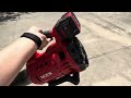 Mzk 20v brushless leaf blower 600cfm blower cordless with 40ah battery and fast charger