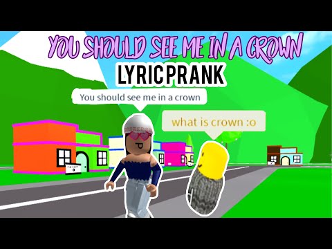 billie-eilish---you-should-see-me-in-a-crown-lyric-prank-on-roblox-|-2k-subscriber-special!