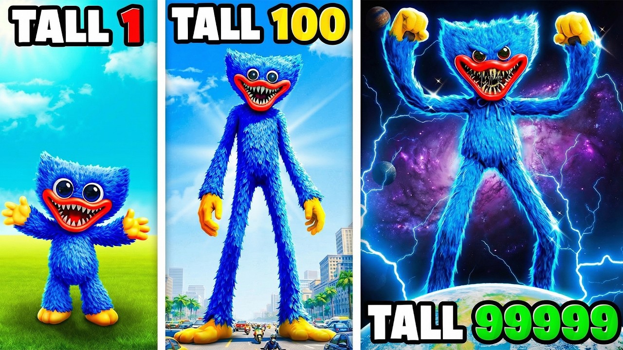 Upgrading to the Tallest HUGGY WUGGY Ever in GTA 5!