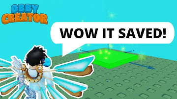 How to Build SAVING CHECKPOINTS in Obby Creator!!