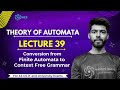 39- FA to CFG Conversion | Automata Theory Explained