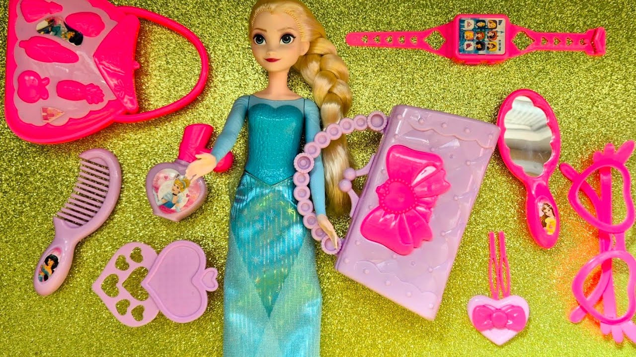 Unboxing Mattel Disney Frozen Elsa Playset Collection | Cozy Disney Doll | Review Toys | ASMR