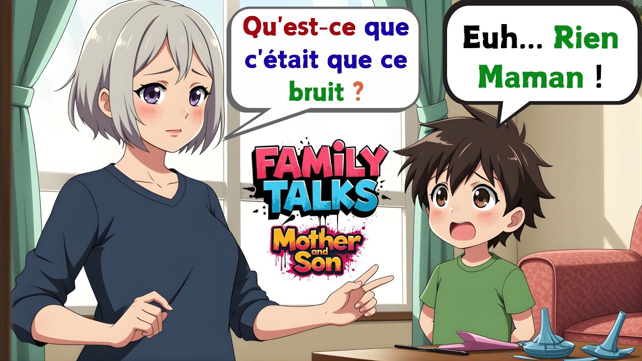 🔥 Speed Learn French | Daily Mom-Son Conversations for A1-A2 👩‍👦