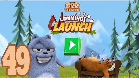 Grizzy and the Lemmings: Lemming Launch - Gameplay walkthrough Part 49 (Android, IOS)