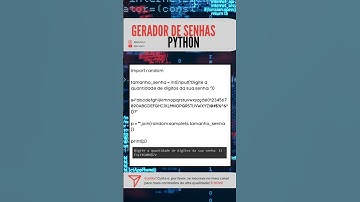 #Shorts | Gerador de Senhas com Python