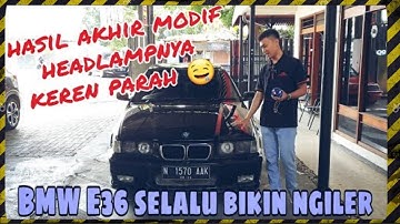 BMW E36 Modifiksi Headlamp / Upgrade Lampu Mobil BMW / Biled Vahid E10 #modifiksi #lampumobil #bmw