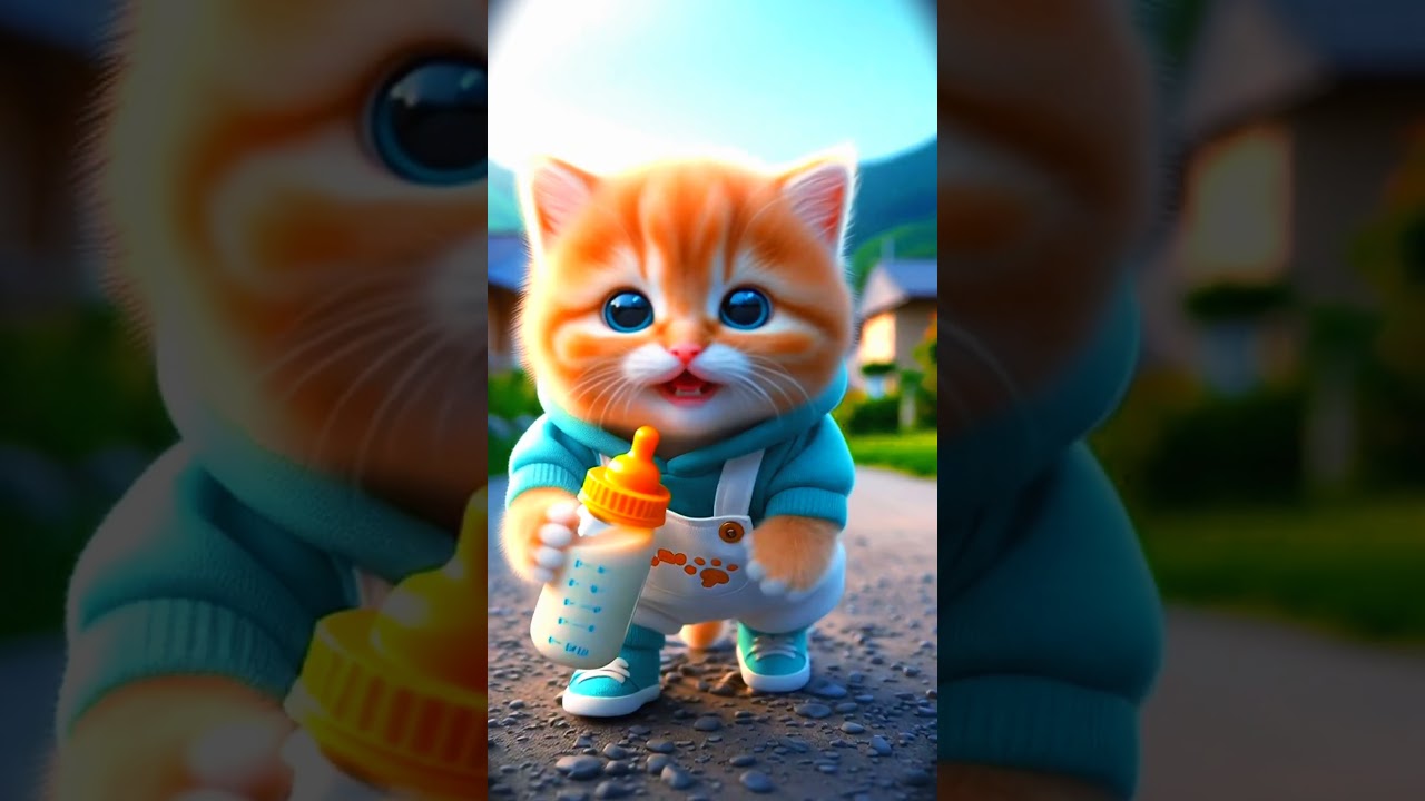"Cute Billi🥰 Ki Dance" 🐱Dudi Dudi dam dam dudidudi dam
