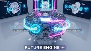“🚀 Nissan Patrol QuantumFlux Vortex Engine 2055 – Futuristic Sci-Fi Assembly in Ultra-Clean Factory.