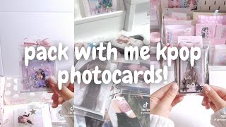 ✨🍄 packing kpop photocards! #59 [asmr] (tiktok compilation) | minsbymon