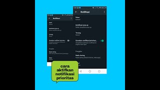 Cara mengaktifkan notifikasi prioritas di whatsapp