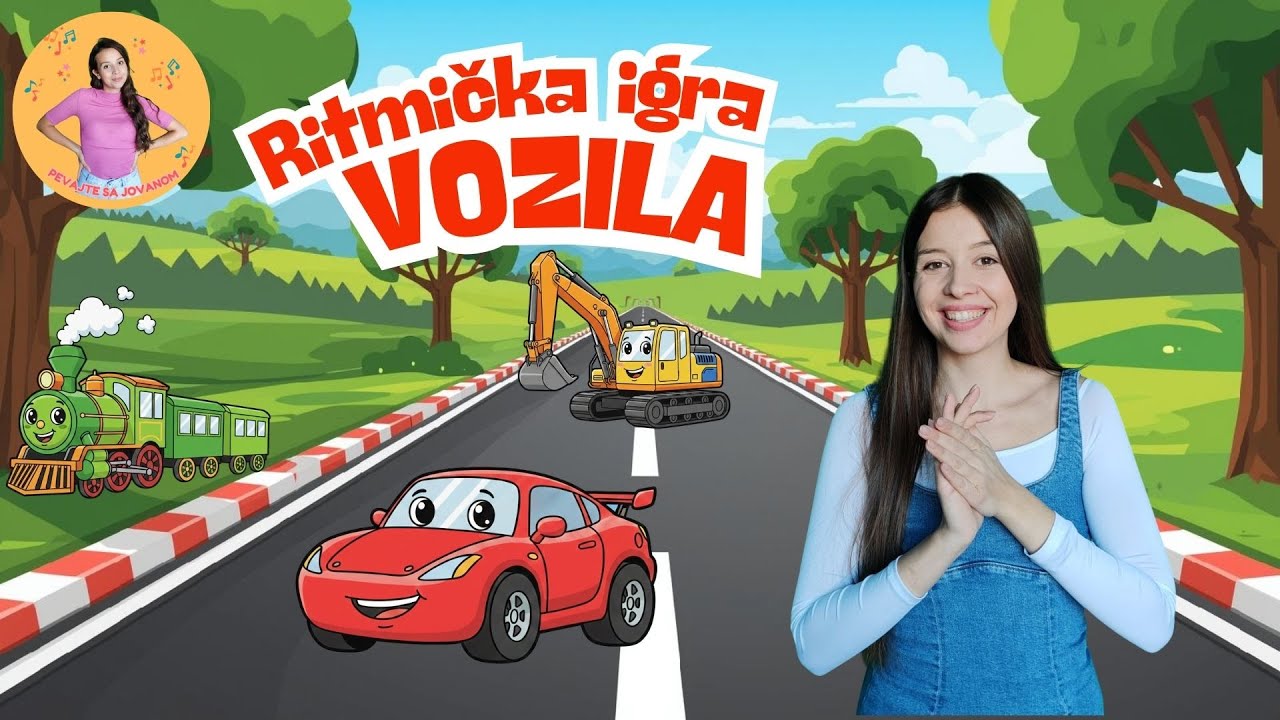 🚗 Ritmička igra VOZILA🚗Vehicle rhythm game 🚗- Pevajte sa Jovanom🎶 | Automobili |Vozila za decu