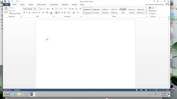 Learn How to Create New Document Using Word 2013