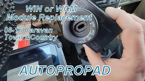 WIN or WCM Module Replacement 08-16 Caravan / Town & Country AutoProPad #locksny