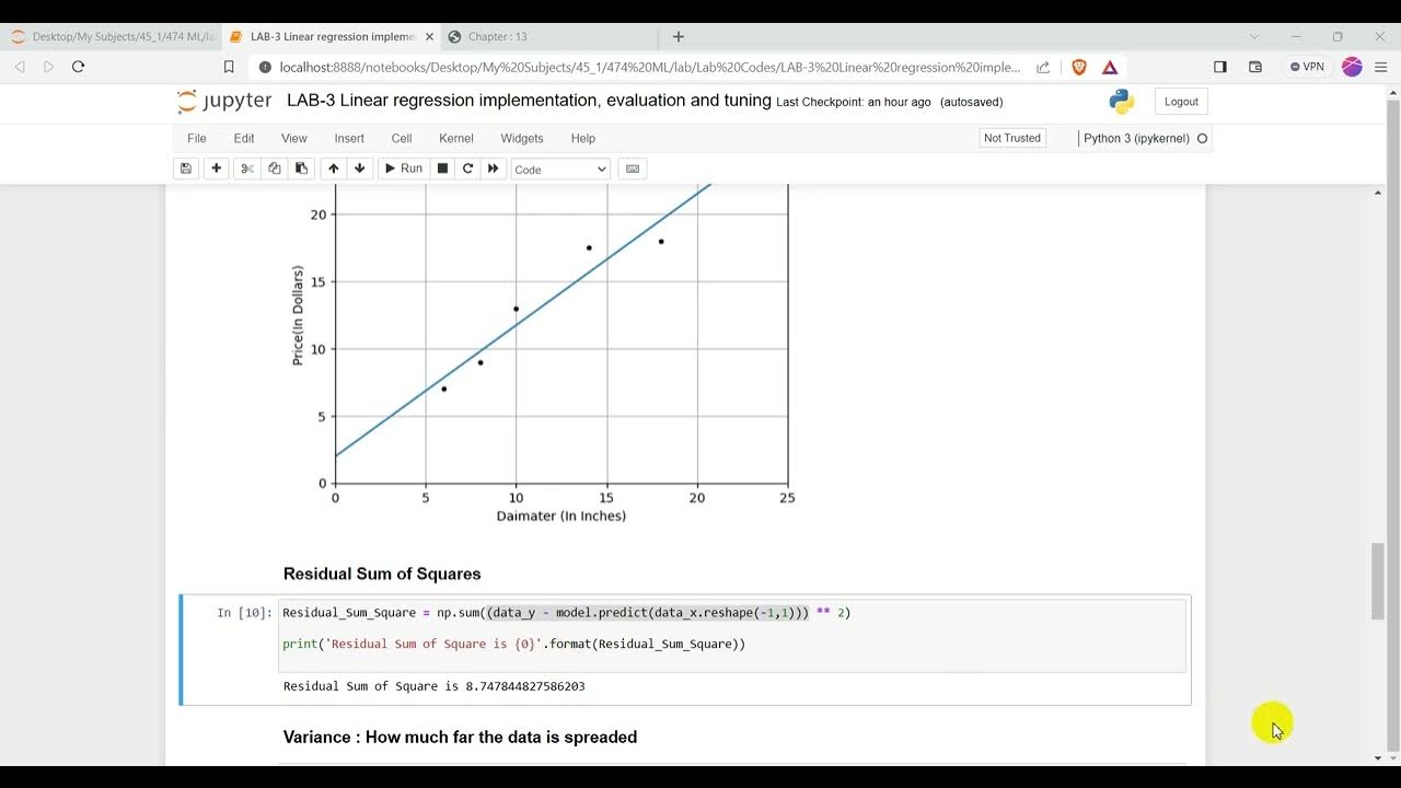 LAB 3 Linear regression implementation, evaluation and tuning - YouTube