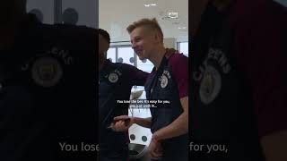 Zinchenko lost a bet with Sterling and his forfeit was so humiliating 🤣