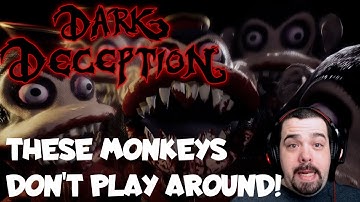 These monkeys MEAN BUSINESS! - Dark Deception - Monkey Business - Chapter 1 Gameplay and Ending