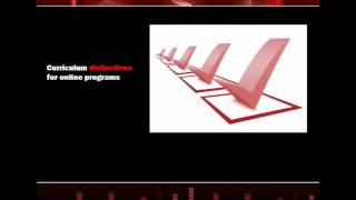 Curriculum Design for Online Programs