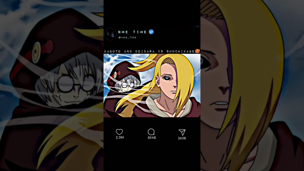 🥵 Kabuto and deidara vs shuchikage 🥵 