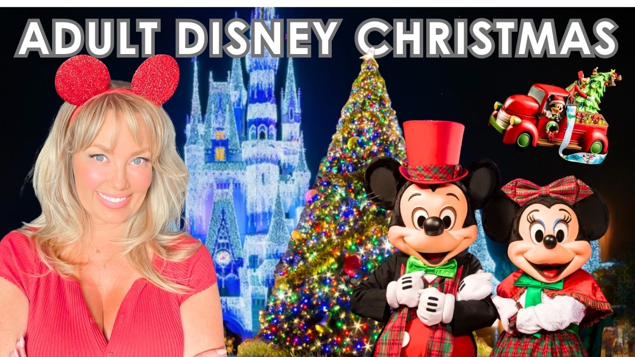 🥂 Гид Disney для взрослых: Веселая рождественская вечеринка Микки 🎄 Роскошная вечеринка с десерта...