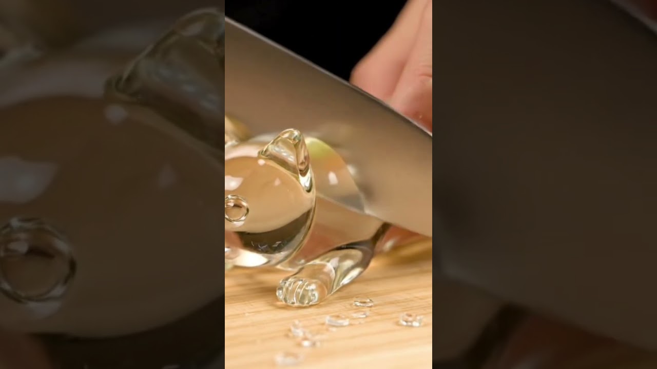 stone Cutting ASMR Satisfying Rock Slice With Razor Sharp Nife