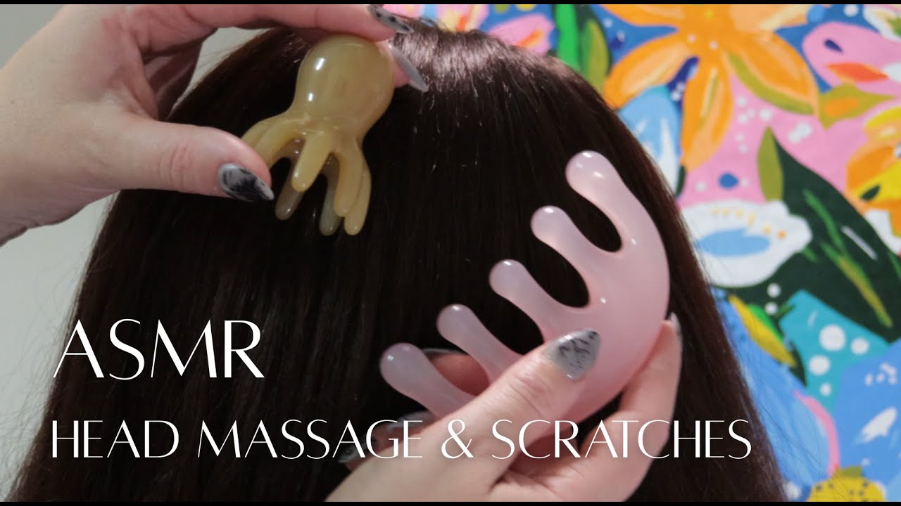 ASMR Head Scratching & Scalp Massage 💆‍♀️ Deep Relaxation (No Talking)