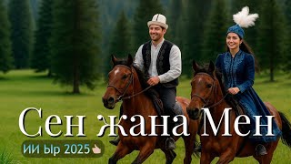 🎵 Сен жана Мен – жаңы ыр 2025 | Kyrgyz AI Song | Кыргыз ырлары 2025