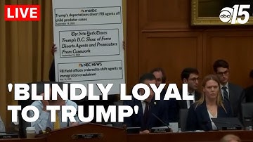 LIVE: FBI Director Kash Patel faces grilling on Trump & Epstein files after fiery first day