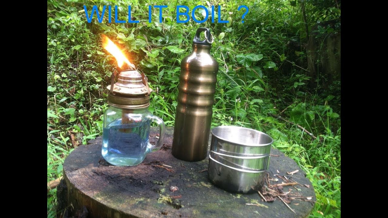Can you boil water with a oil lamp ? YouTube