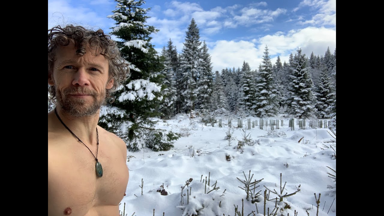 Meditation in nature, cold exposure.