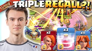 Tryhard’s TRIPLE RECALL Twin Valkyrie attack is INSANE in CREATIVE ONLY Tournament! Clash of Clans