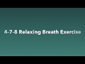 How to Perform the 4-7-8 Relaxing Breath Exercise | TMJ &amp; Sleep Therapy Centre