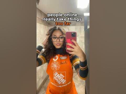 Home Depot Girl goes VIRAL for posting work selfie #homedepotgirl - YouTube