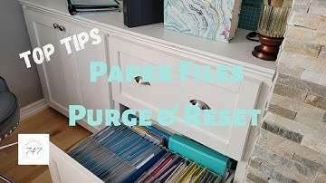 Paper Files Purge & Reset for New Year