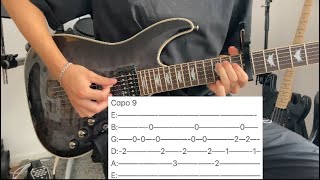 Travis Scott - Drugs You Should Try It (Guitar Tutorial + TABS)