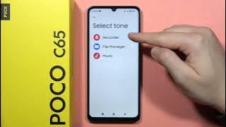 POCO C65: Change Ringtone - Set Custom/Default Ringtones #pocophone