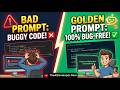 Stop using AI like a beginner! ❌ The 3-Step "Golden Prompt" Formula 🤖🔥