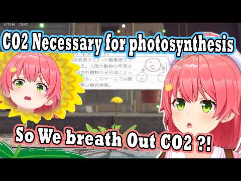 Miko First time learning About Photosynthesis & That Humans Breathe Out Carbon Dioxide!