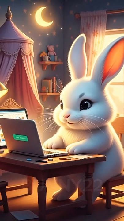 🐰 Why Did This Bunny Buy Its Own Tub for a Rainbow Bubble Bath? 🛁🐰#shorts #youtubeshorts
