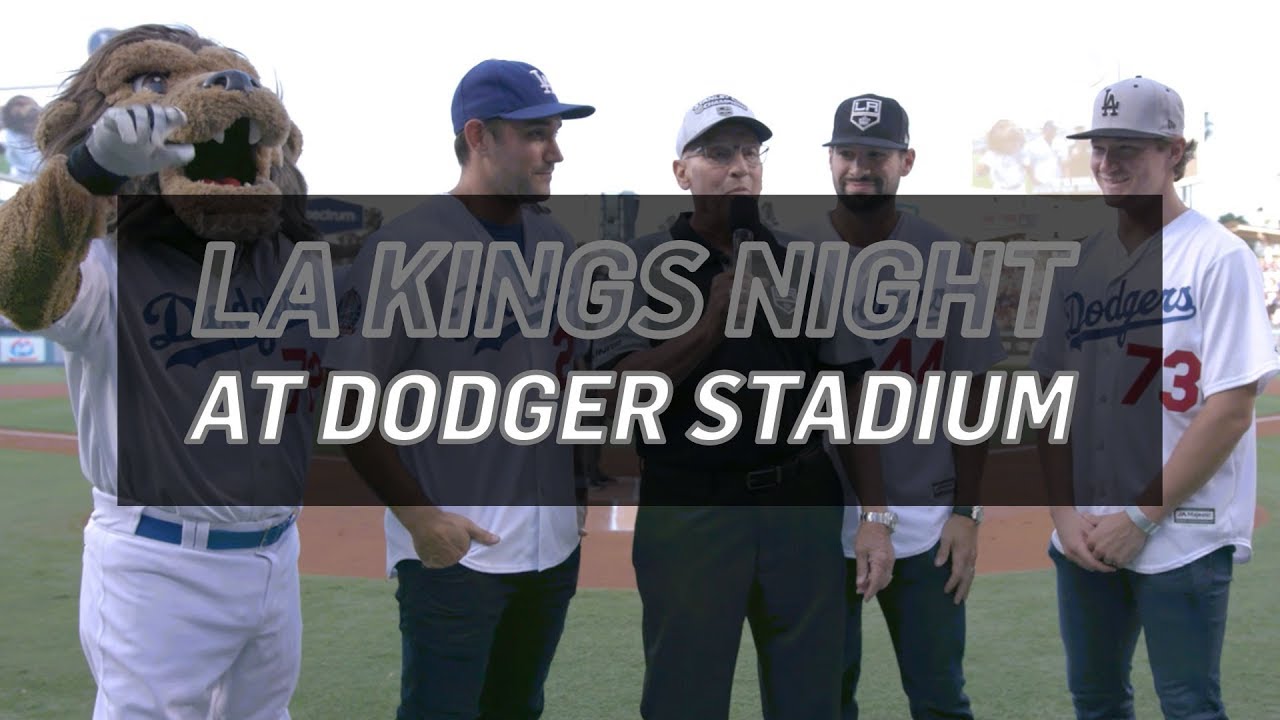 Tony Gonsolin Makes An Appearance For Dodgers Night At LA Kings