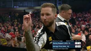 Semi Final European Darts Open 2023 Danny Nopper vs Gerwyn Price