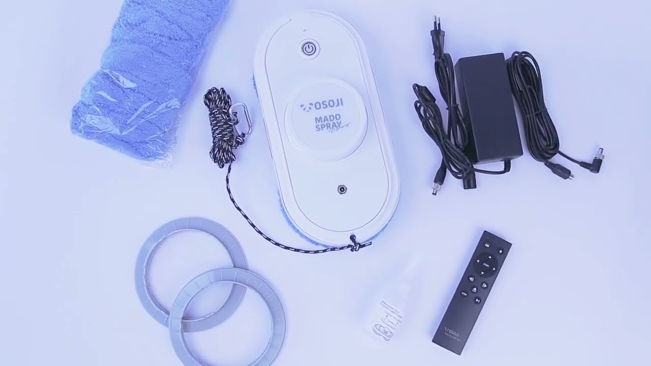 Robot Limpiado Ventanas Osoji Mado Spray Plus - YouTube