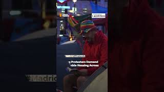 Young Protesters Keep Madrid Housing Demonstration Going For Sixth Day | HOUSING CRISIS