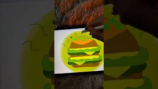 🍔 #artworkout #illustrationnation #drawingprocess #drawingeveryday