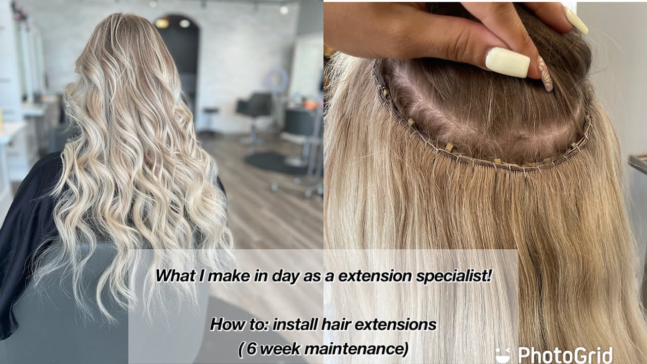 HOW TO REMOVE HAND TIED EXTENSIONS AT HOME 