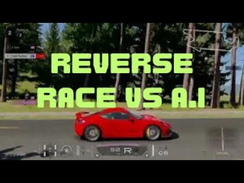 Racing in reverse with an a.i - YouTube