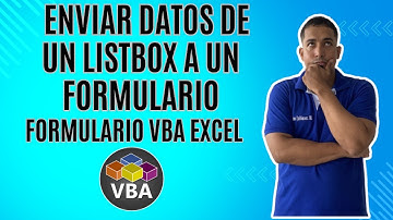 Como Enviar Datos De Un Listbox A Un Formulario VBA Excel Cap 112 #sepamosexcelviral #vba #vbaexcel