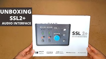 Unboxing of ssl2+ Audio Interface