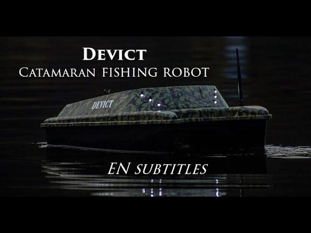 Promo video Devict - CATAMARAN fishing robot EN 