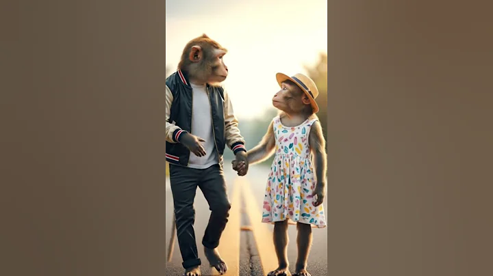 When Monkeys Fall in Love: A Tale of Heartbreak 🐒💔 youtube shorts, shorts video #shortvideo #shorts