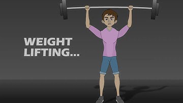 WEIGHT LIFTING 2D ANIMATION